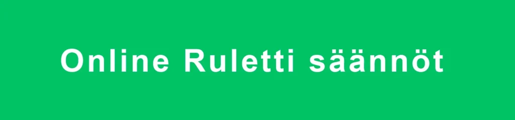 Online ruletti